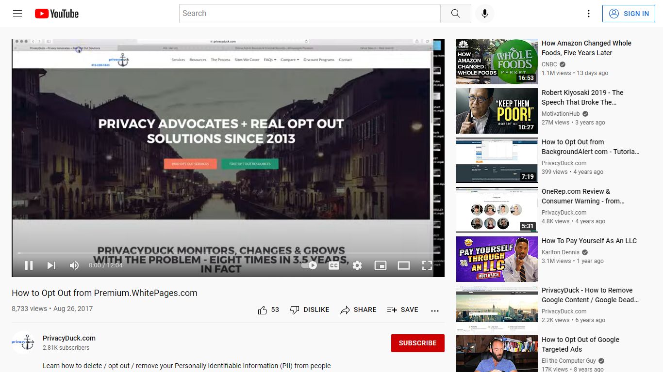 How to Opt Out from Premium.WhitePages.com - YouTube